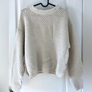 Universal Thread Cream Textured Sweater